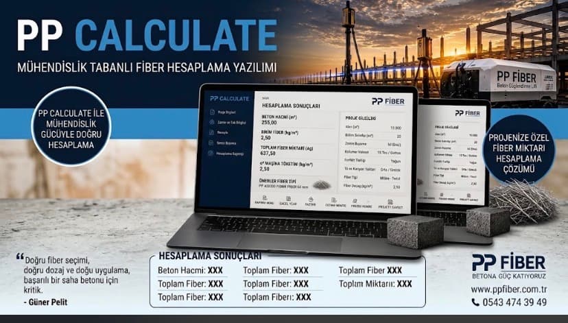 Bingöl Saha Betonu ve PP Makro Sentetik Fiber Uygulamaları | Bingöl Fabrika, Depo ve Ağır Araç Sahaları