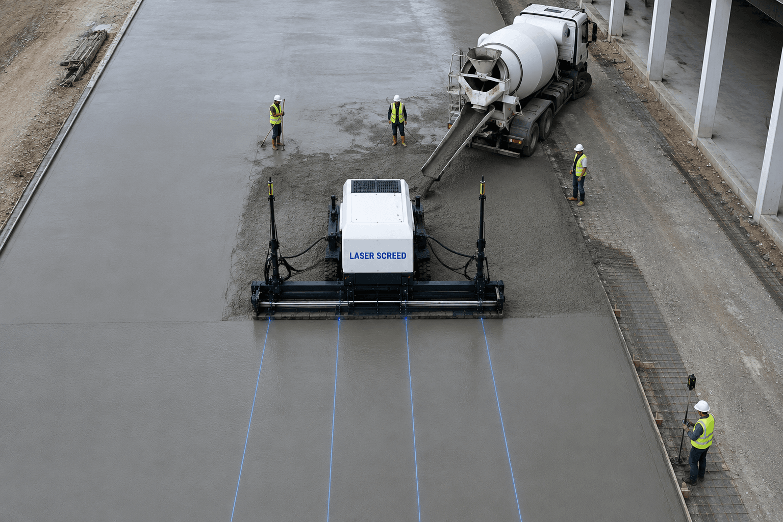 Makro Sentetik Fiber Donatılı Saha Betonu Nedir? Avantajları, Uygulama Alanları ve Teknik Özellikleri